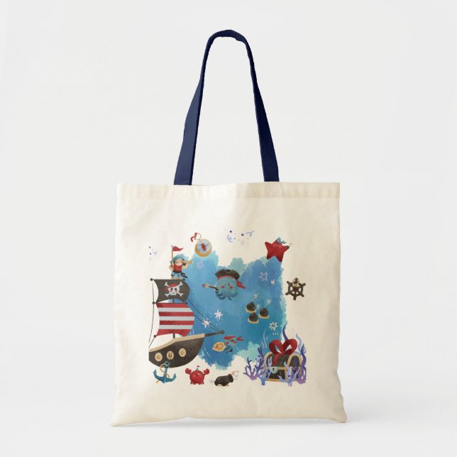 Sac fourre-tout Pirates Adventure Map (Devant)