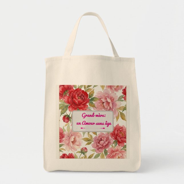 Sac fourre-tout Pivoines (Devant)