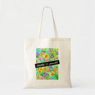 Sac fourre-tout Plante floral chaotique mais paisi