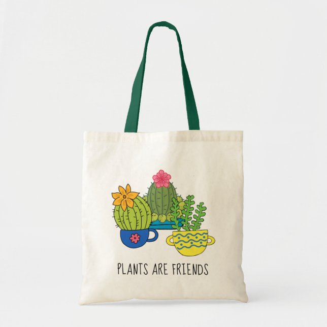 Sac fourre-tout Plante Succulent (Devant)