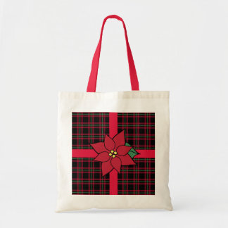Sac fourre-tout Poinsettia de Noël