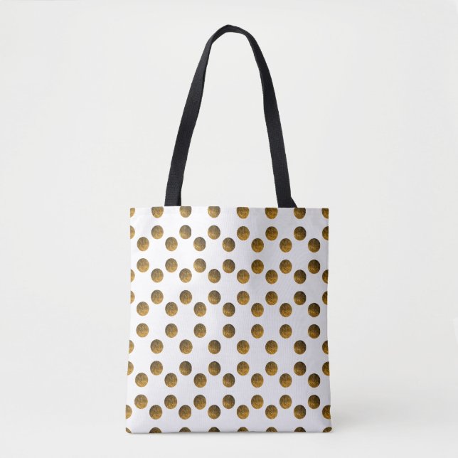 Sac fourre-tout pois d'or (Devant)