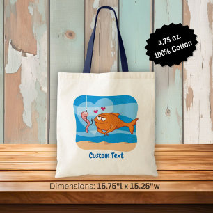 Sac fourre-tout Poisson et Appât Amoureux