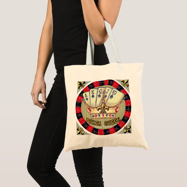 Sac fourre-tout Poker Queen (Devant (produit))