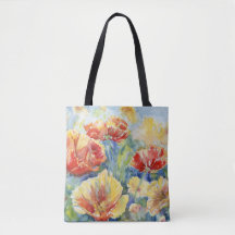 sac fourre-tout "Poppies VII"