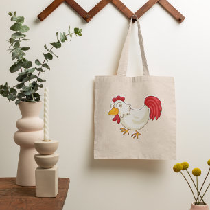 Sac fourre-tout poulet dessin animé