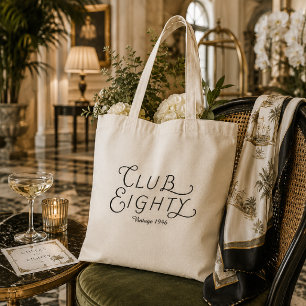 Sac fourre-tout pour 80e anniversaire Club Eighty