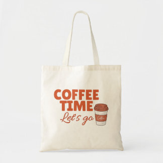 Sac fourre-tout pour amateur de café mignon