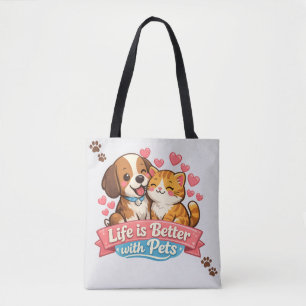 Sac fourre-tout pour amoureux d'animaux – Maman de