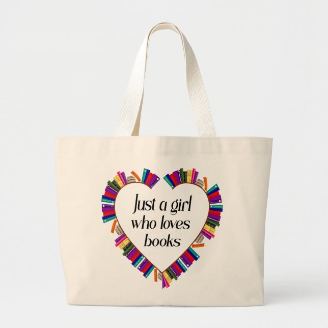 Sac fourre-tout pour amoureux de livres (Devant)