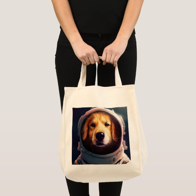 Sac fourre-tout pour chien spatial (Devant (produit))