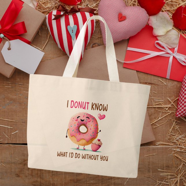 Sac fourre-tout pour demoiselle d'honneur avec don (Lovely Donut Tote Bag)
