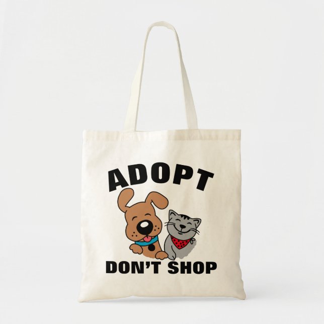 Sac fourre-tout pour l'adoption de chien et chat (Devant)