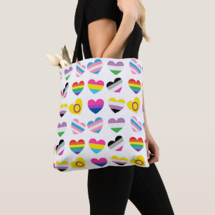 Sac fourre-tout Pride Hearts