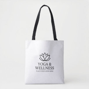 Sac fourre-tout promotionnel White Yoga Studio Log