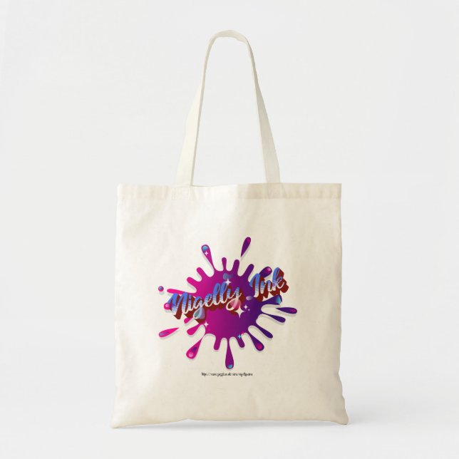 sac fourre-tout propre de marque "Nigelly Ink" (Devant)