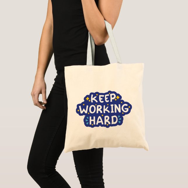 Sac fourre-tout propre sans serif gras | travail a (Devant (produit))