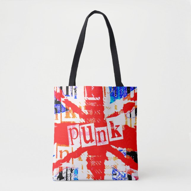 Sac fourre-tout Punk Union Jack (Devant)