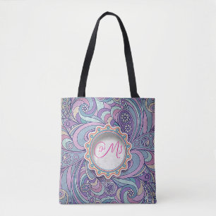 sac fourre-tout "Purple Paisley"