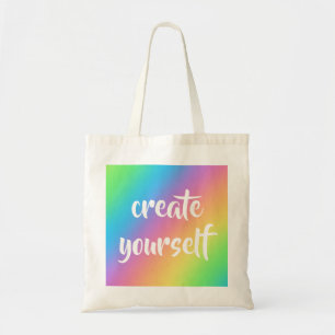 Sac fourre-tout Rainbow "Create Yourself"