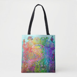 Sac fourre-tout Rainbow Jellyfish