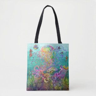 Sac fourre-tout Rainbow Jellyfish