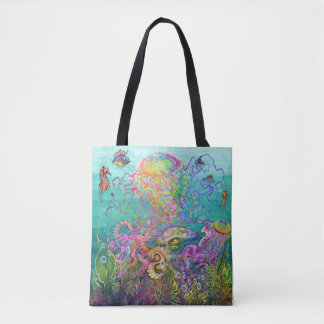 Sac fourre-tout Rainbow Jellyfish