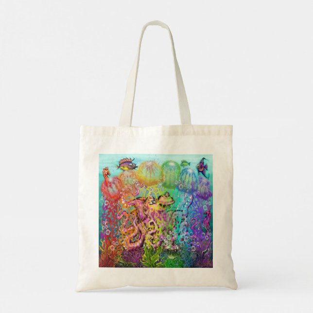 Sac fourre-tout Rainbow Tentacles (Dos)