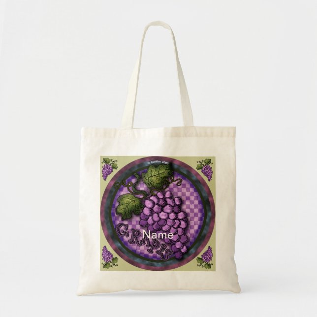 Sac fourre-tout Raisins Fantaisie (Devant)