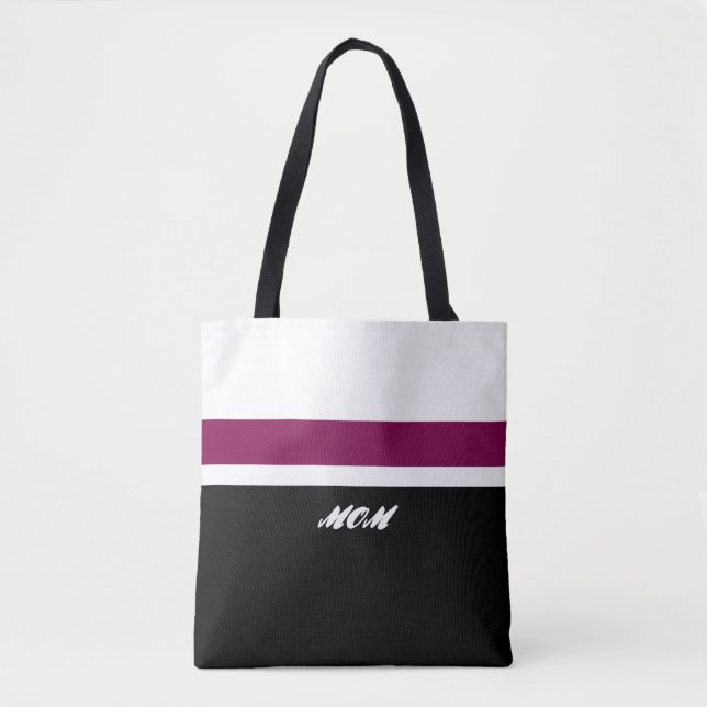 Sac fourre-tout rayé Mom Modern (Devant)