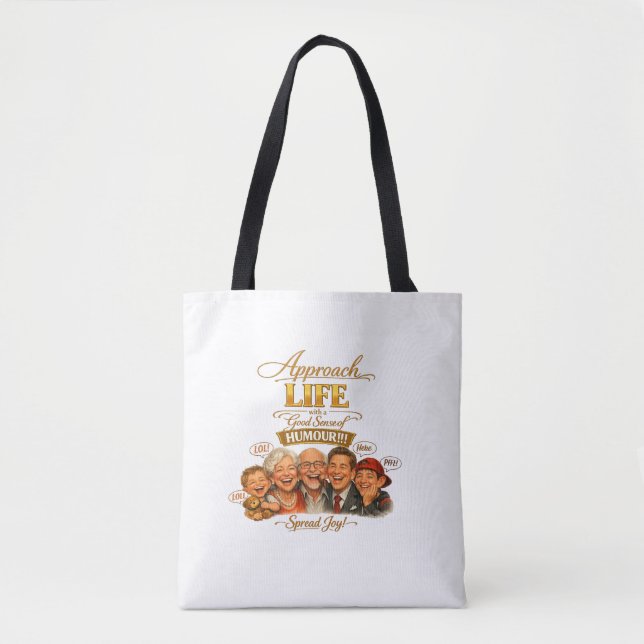 Sac fourre-tout rayonnant de joie (Devant)