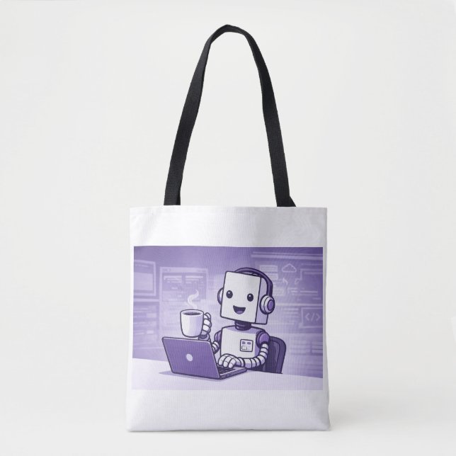 Sac fourre-tout Ready for the Robots (Devant)