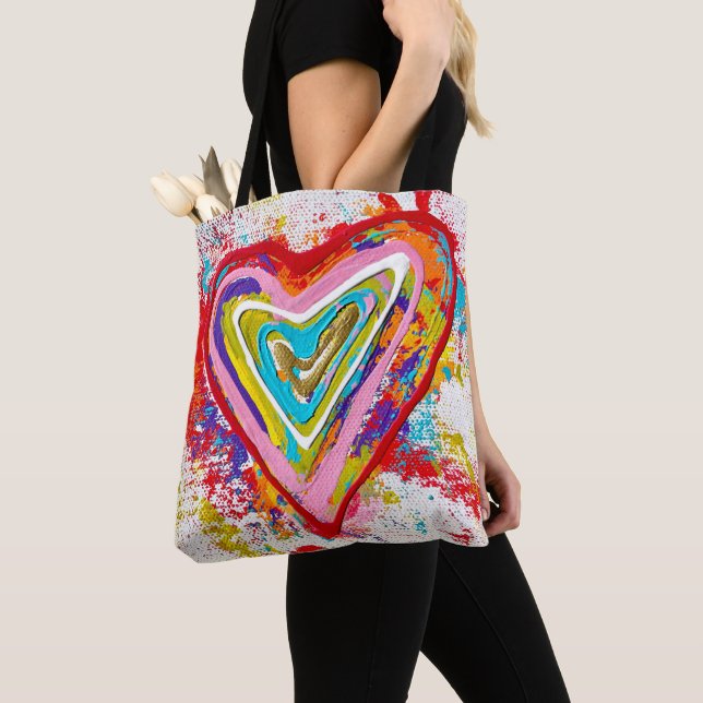 Sac fourre-tout Red Heart (De près)