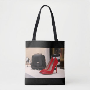 Sac fourre-tout Red High Heel Chaussures et Purses