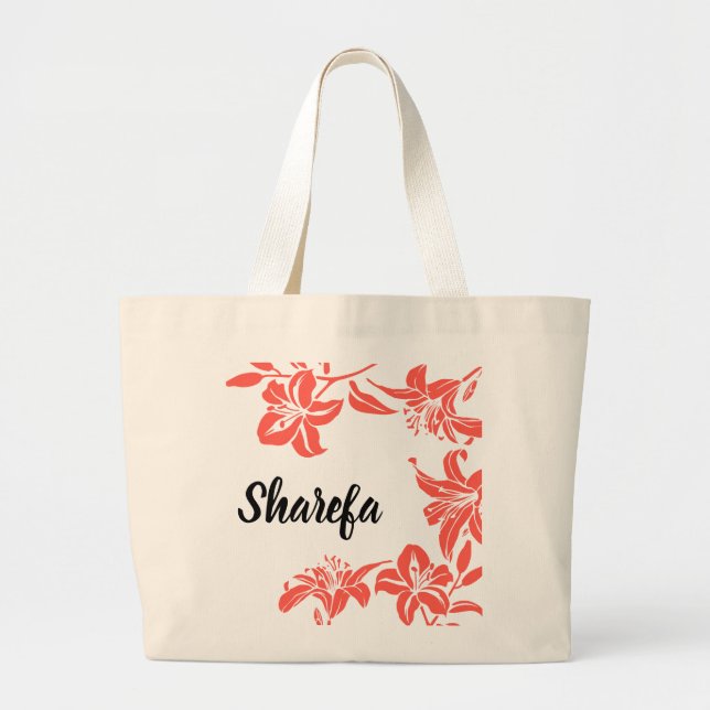 Sac fourre-tout Red Tiger Lilly (Devant)