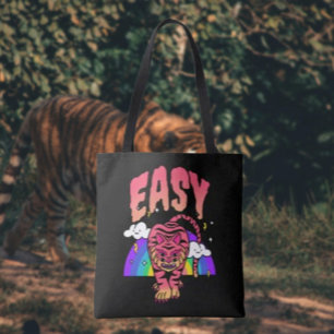 Sac fourre-tout rétro arc-en-ciel EASY Tiger Rayur