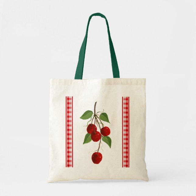Sac fourre-tout Retro Cherries (Devant)