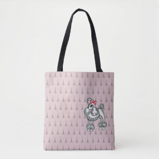 Sac fourre-tout rétro French Poodle