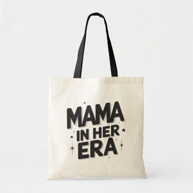 Sac fourre-tout rétro Mama dans son ère groovy (Devant)