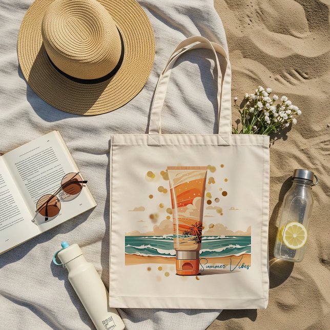 Sac fourre-tout Retro Summer Vibes (Créateur téléchargé)