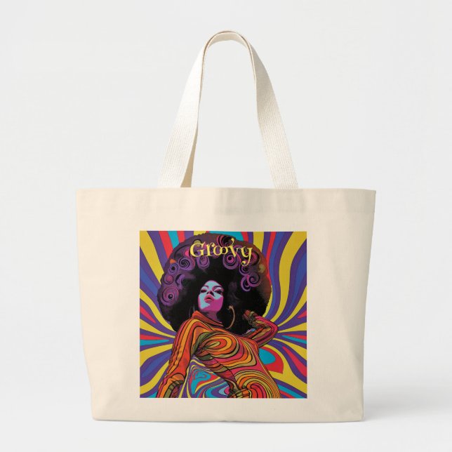 Sac fourre-tout rétro super (Devant)