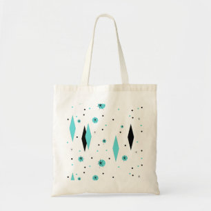 Sac fourre-tout Retro Turquoise Diamants et Starbu