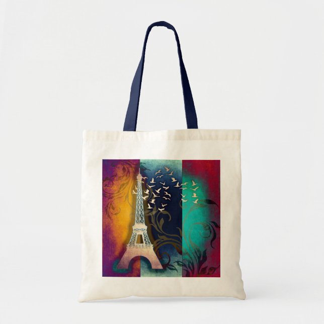Sac fourre-tout réutilisable de l'art tourbillon p (Devant)