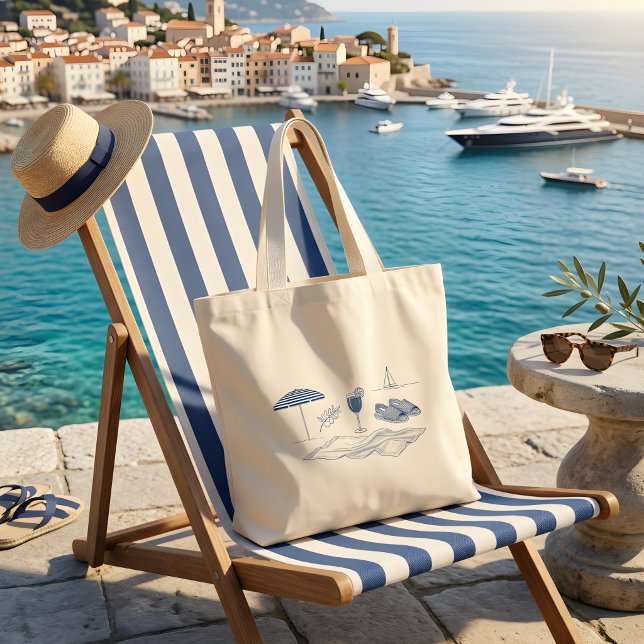 Sac fourre-tout Riviera française (Créateur téléchargé)
