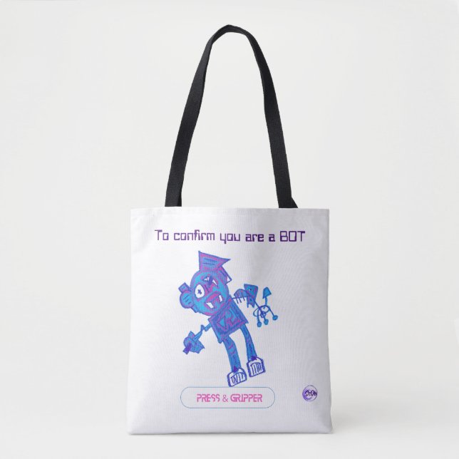 Sac fourre-tout Robot Press & Gripper (Devant)