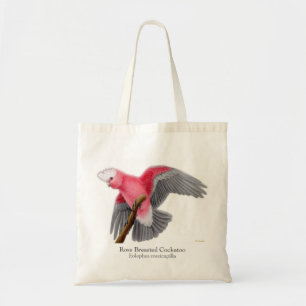 Sac fourre-tout rose à cacatoès de Breasted