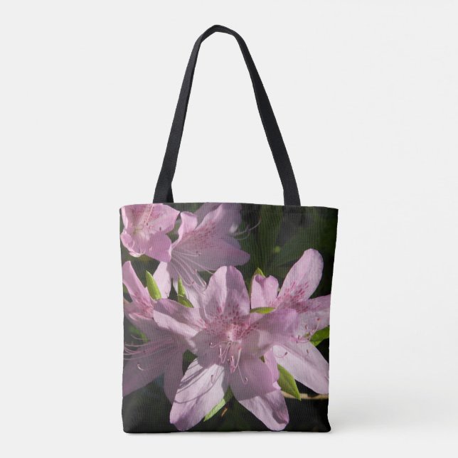 Sac fourre-tout rose Azaleas (Dos)