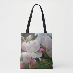 Sac fourre-tout rose blanc