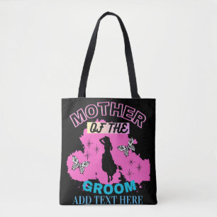 Sac fourre-tout rose bleu et noir pour la mère du 