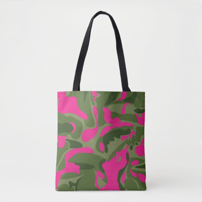 Sac fourre-tout rose camo (Devant)
